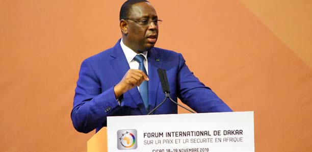 Forum sur la paix et la sécurité : Le discours du président Macky Sall