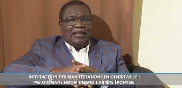 Interdiction des marches au centre ville : Me Ousmane Ngom S’explique (vidéo)