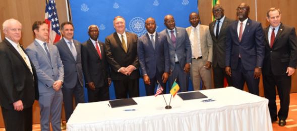 Visite de Mike Pompéo à Dakar: cinq accords de partenariat signés