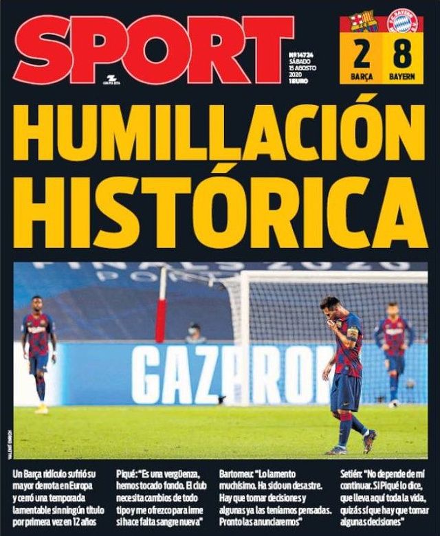 Barça : “honte”, “fin de cycle”… La presse espagnole sous le choc