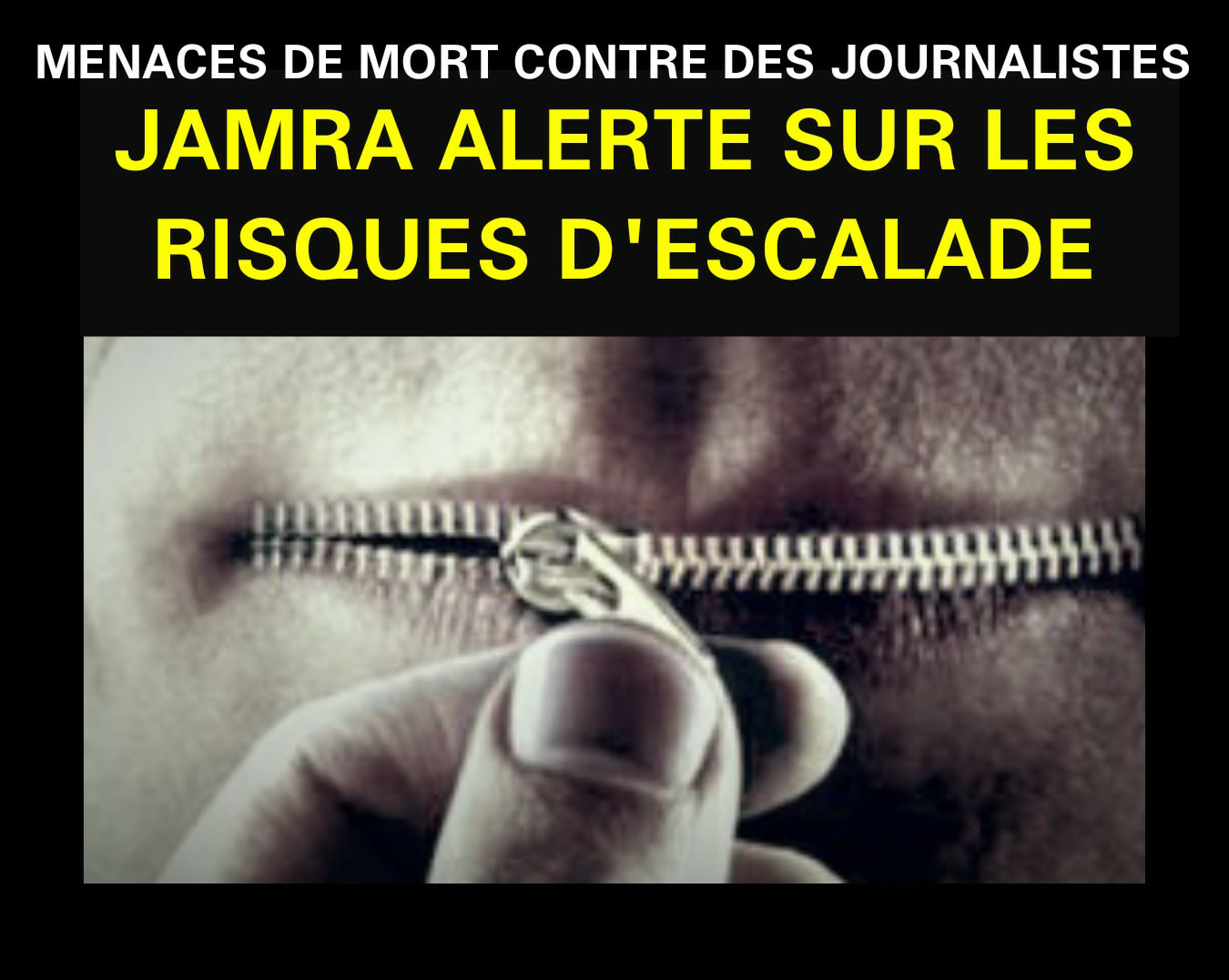 Menaces contre des journalistes : Jamra alerte sur les risques d’escalade !