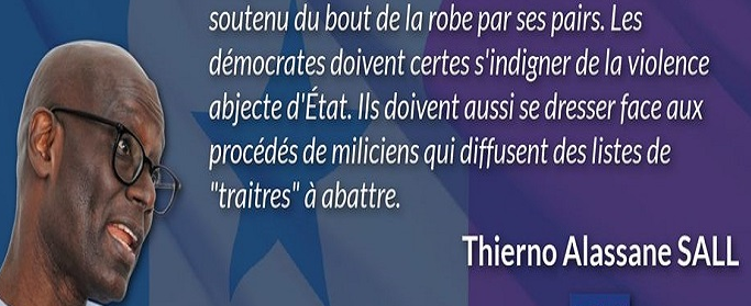 “La faillite des institutions du Sénégal est totale” (Thierno A. Sall)