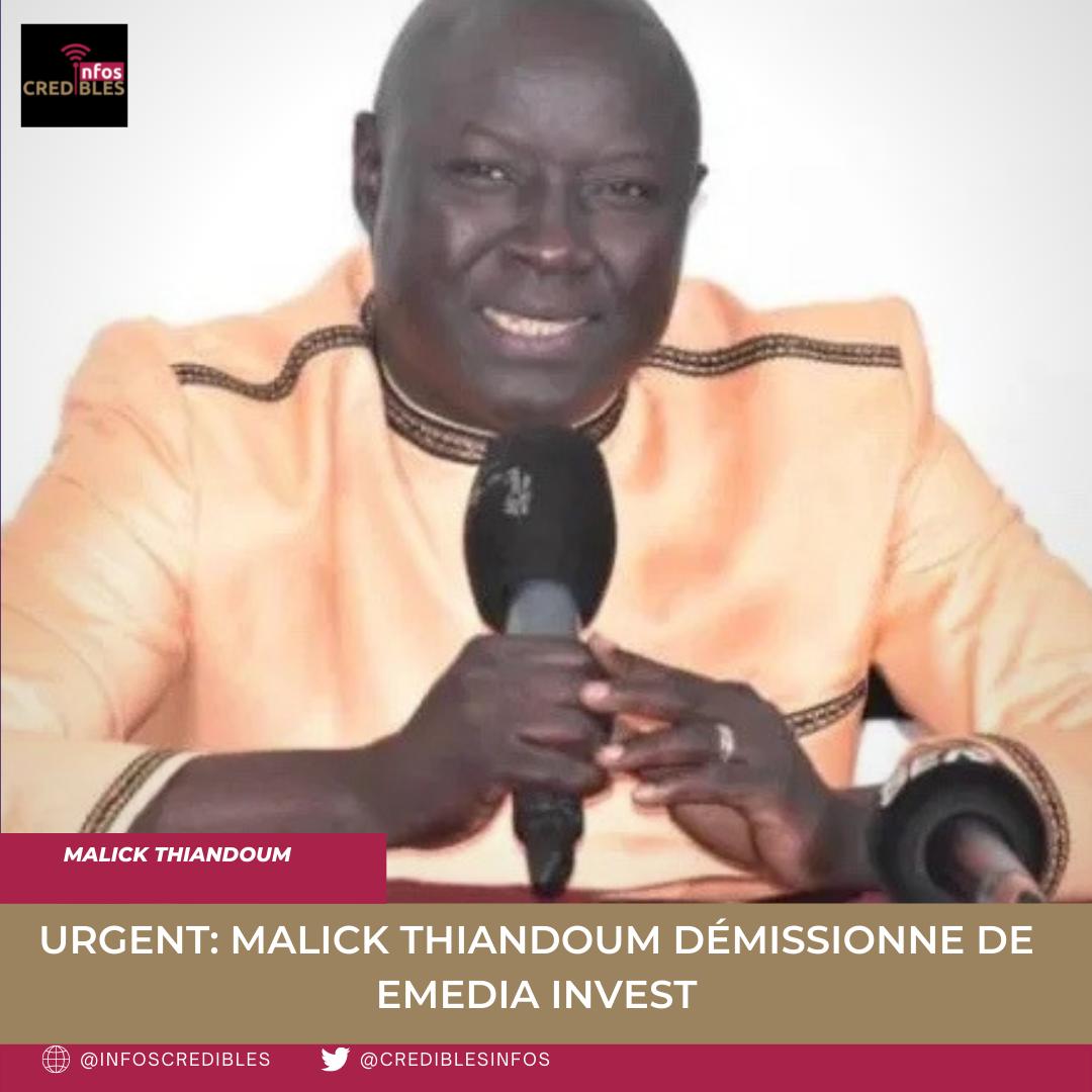 Démission : Malick Thiandoum quitte Emedia