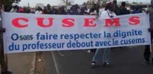 Discours du 1er mai : Les enseignants du Cusems en colère contre Macky