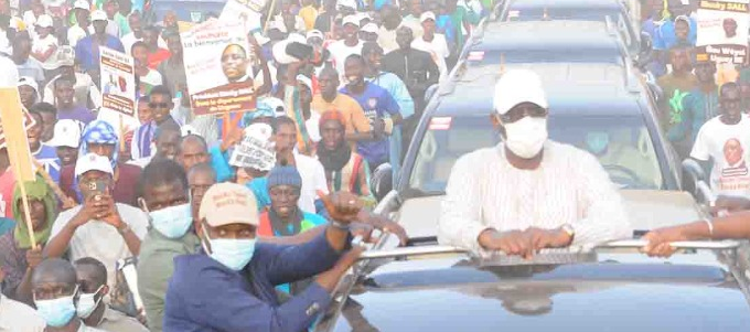 Dahra : Après l’accueil royal au président Macky Sall,  Samba Diobène Ka investi pour la mairie