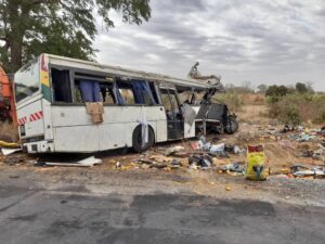 Kaffrine : les images de l’accident tragique