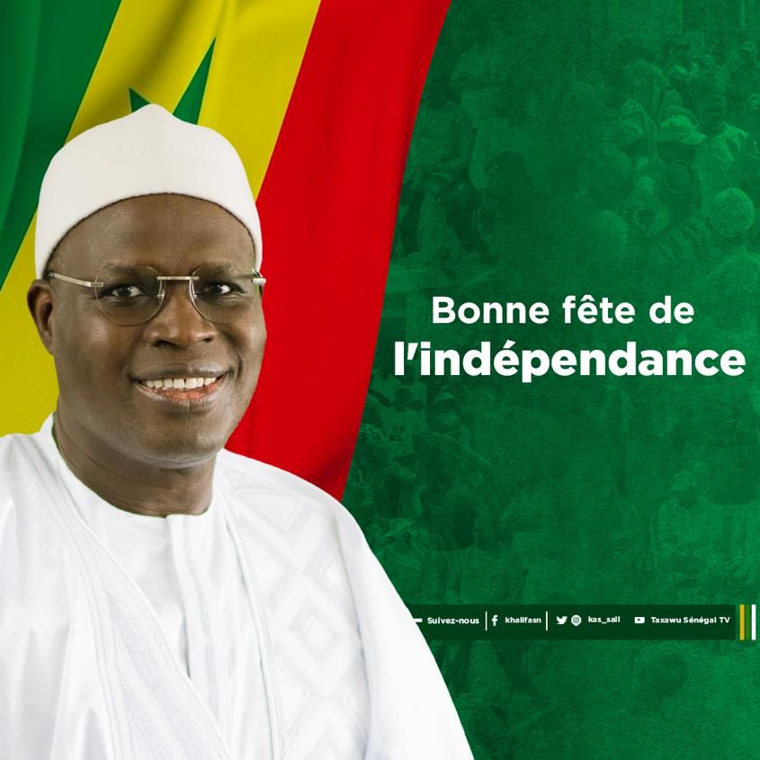 Fête du 4 avril : le message de Khalifa Sall