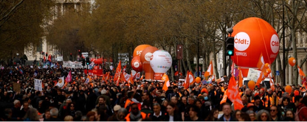 France: un 1er mai annoncé comme «historique» dans le contexte de la réforme des retraites
