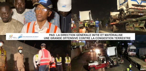 PAD : La congestion terrestre matérialisée