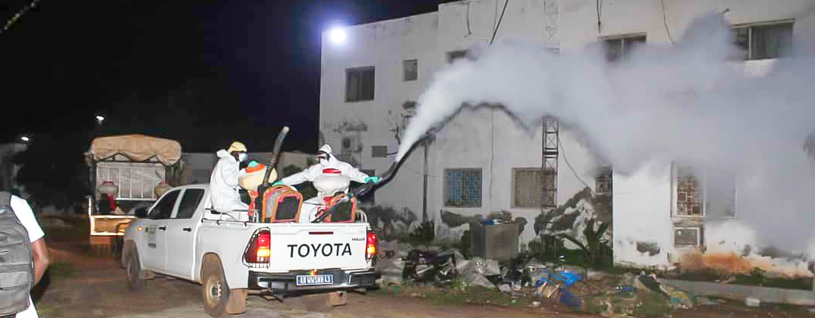 Vidéo/Opération de saupoudrage ce soir ce soir a partir de  23h