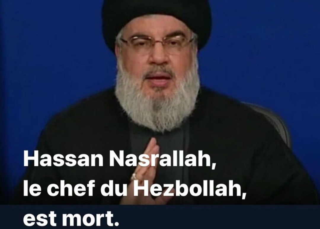 Urgent : le Hezbollah confirme la mort de Hassane Nasrallah