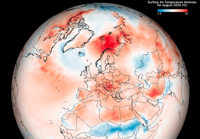 Climat: l’été 2024, été le plus chaud jamais mesuré sur la planète