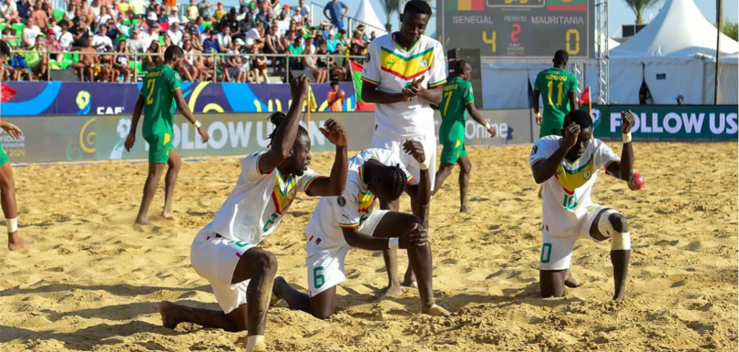 CAN Beach soccer : Le Sénégal remporte la finale devant la Mauritanie avec un score fleuve