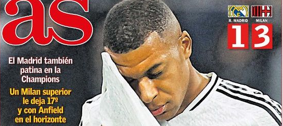 Real : la presse madrilène sans pitié !