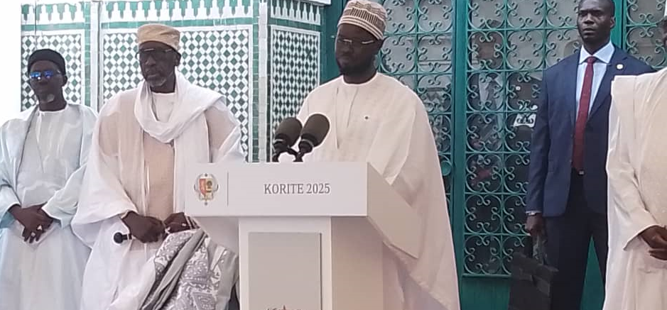 Korité 2025 : Bassirou Diomaye Faye invite les Sénégalais à cultiver l’esprit de solidarité, d’écoute et de dépassement
