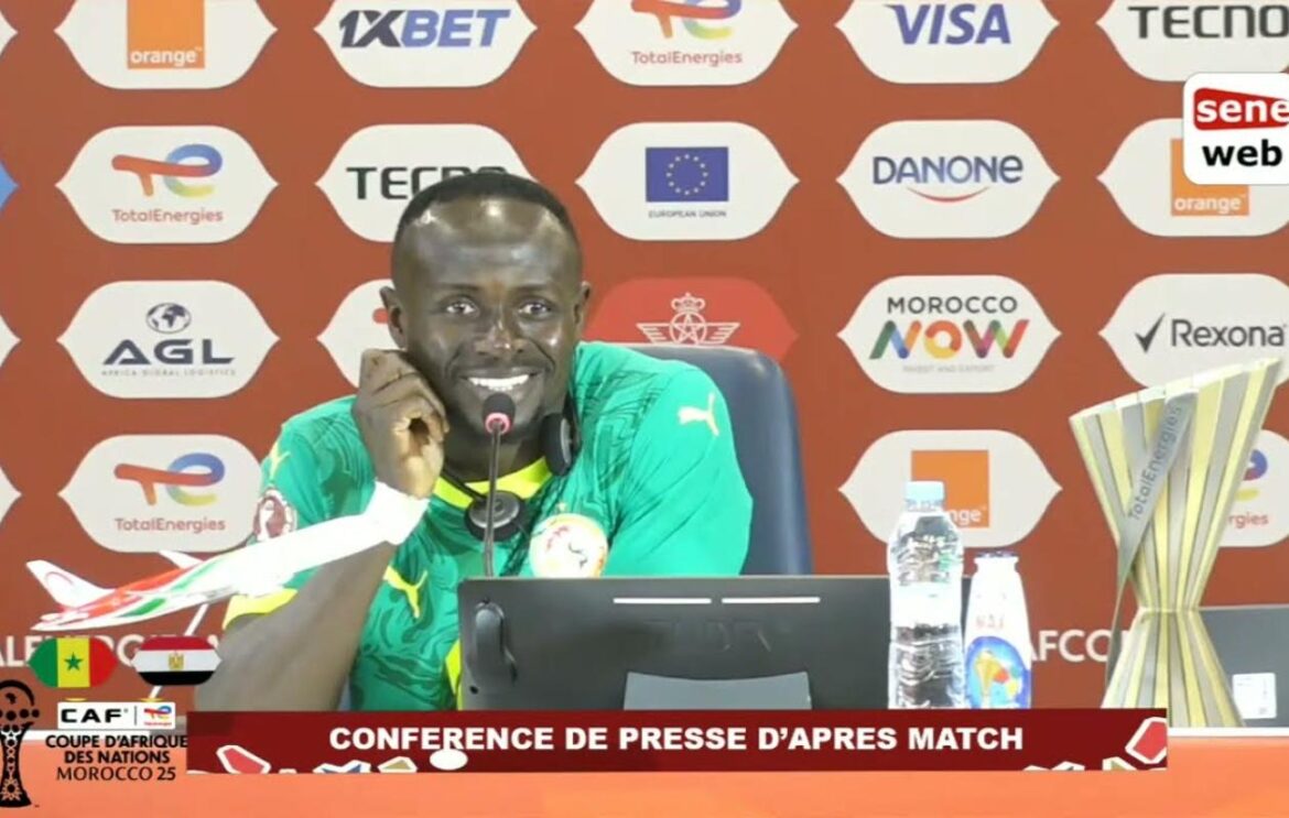 Réaction de Sadio Mané après son but : “j’ai eu un peu de chance”