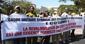 Thiès : Marche pacifique du Cusems-Saems pour dénoncer le « mutisme » du gouvernement