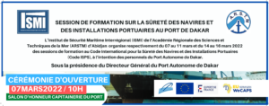 Port de Dakar : session de formation sur la sûreté des navires et des installations portuaires